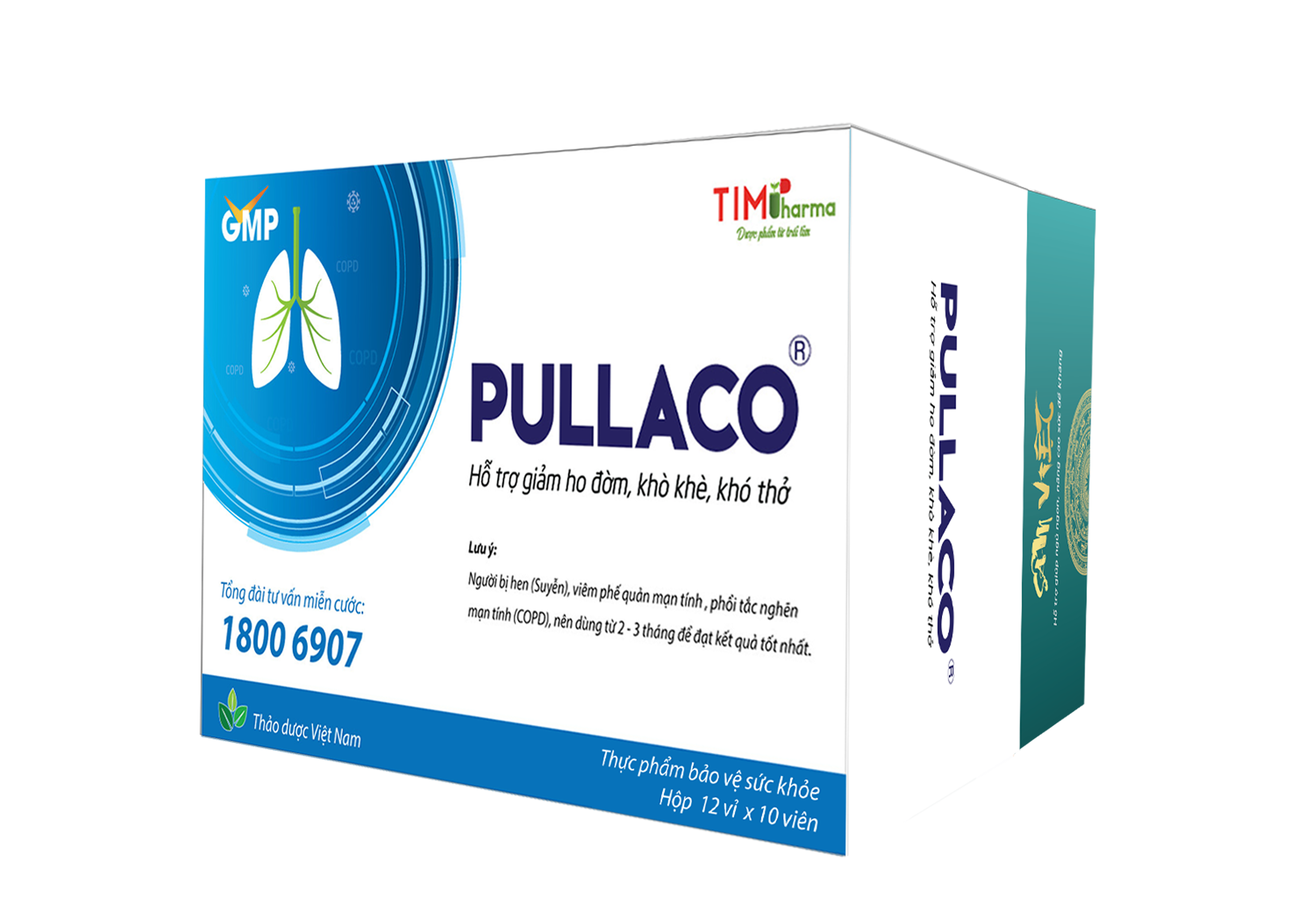 TPBVSK PULLACO – Hỗ trợ giảm ho đờm, khò khè, khó thở