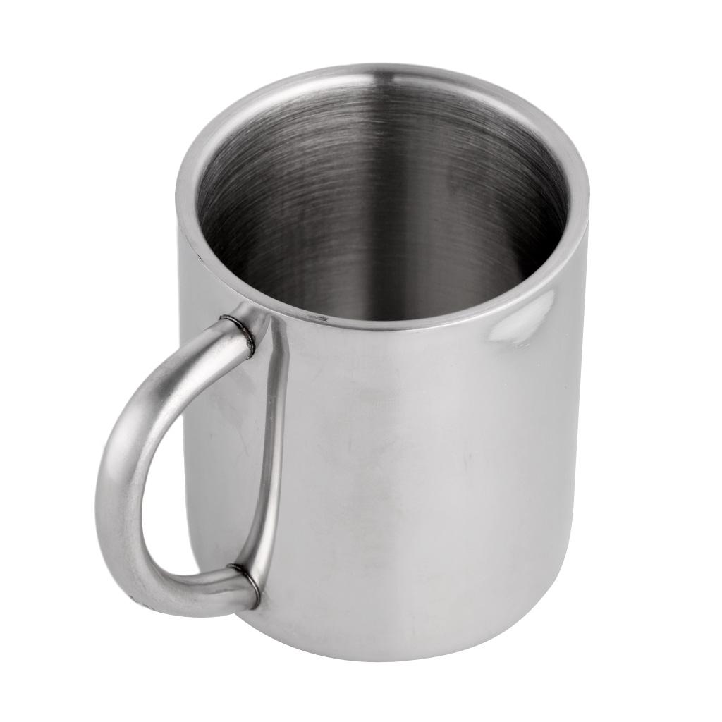 Stainless   Steel   Coffee   Tea   Mug   Double   Wall   Portable   Travel