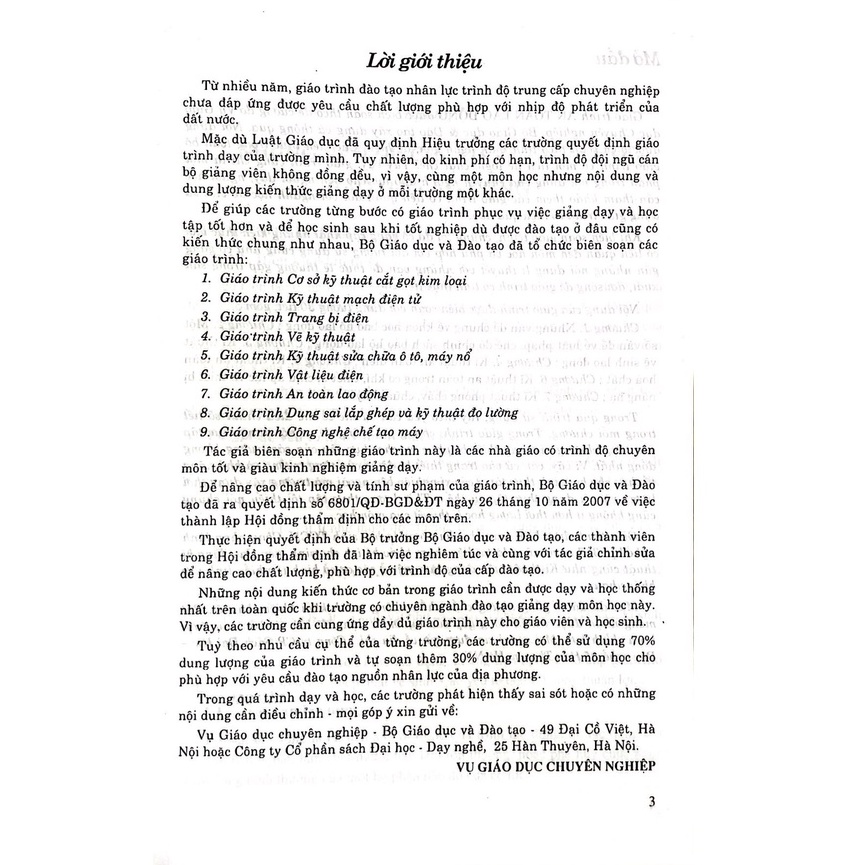 Giáo Trình An Toàn Lao Động