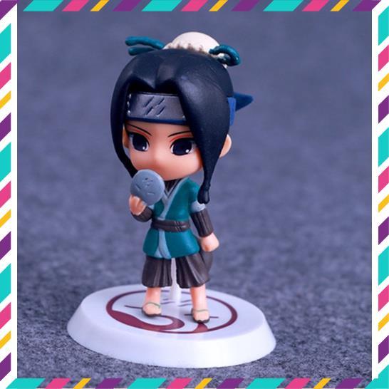 Mô Hình Naruto, Kakashi, Sasuke Chibi, Decor Trang Trí Phòng Học, Bộ Sưu Tập Mô Hình - Cao 5-7 cm - Tượng Figure Naruto