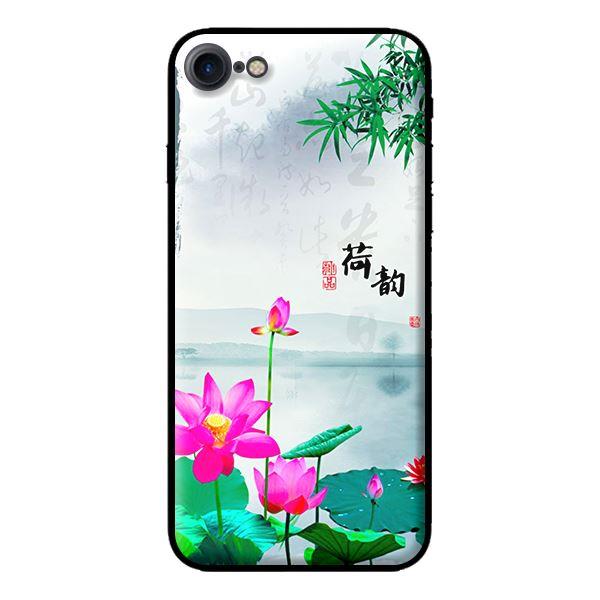 Ốp in cho iPhone 7 Sen Hồng - Hàng chính hãng