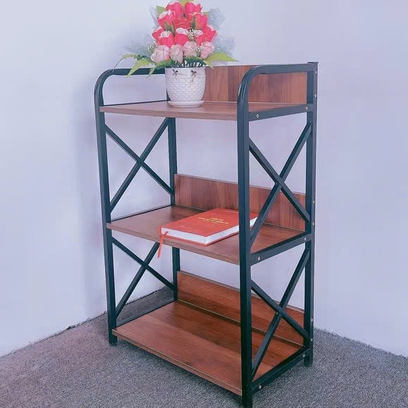 Kệ Đựng Đồ - Giá Để Đồ Nội Thất Nhà Bếp 3-4-5 Tầng Khung Sắt Sơn Tĩnh Điện Mặt Gỗ MDF Chắc Chắn