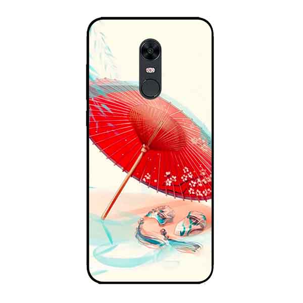 Ốp Lưng in cho Xiaomi Redmi 5 Mẫu Ô Mùa Hè - Hàng Chính Hãng