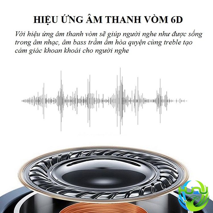 Tai nghe bluetooth dẫn truyền xương Huqu X19 -âm thanh vòm 6D