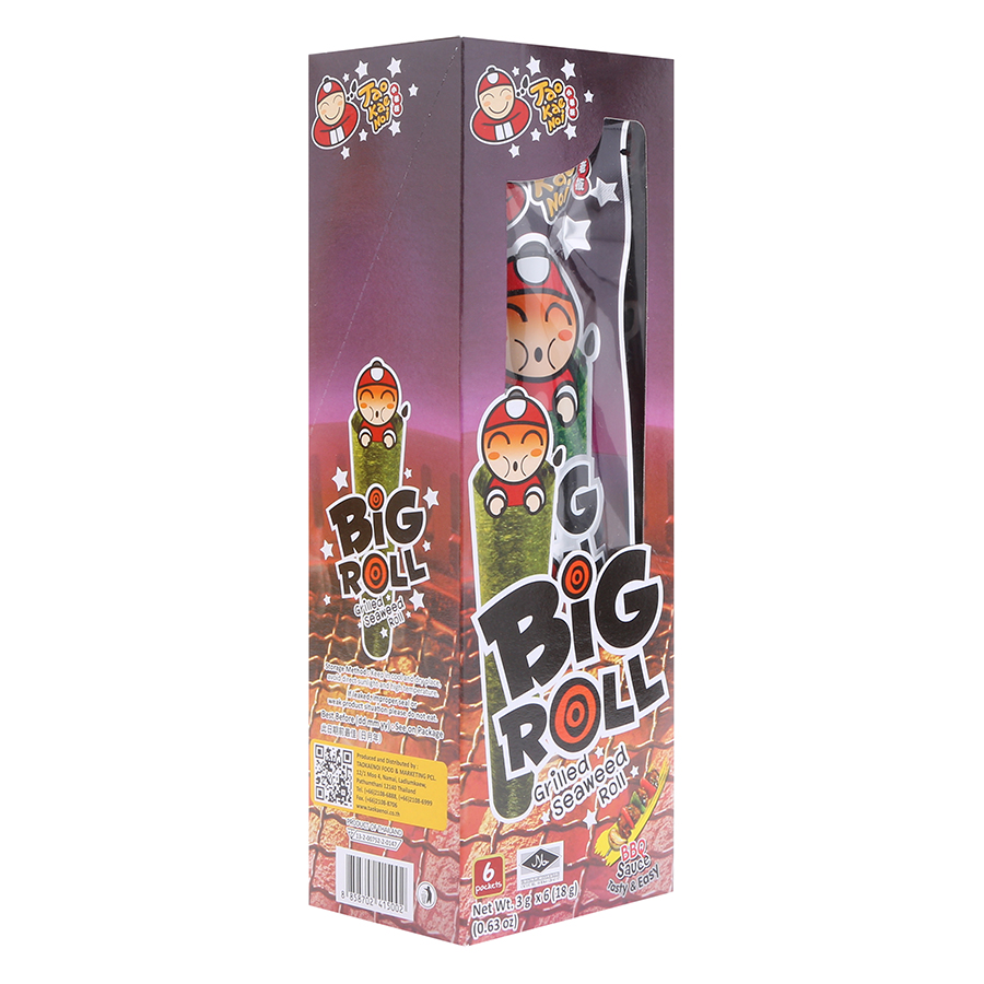 Combo 8 Hộp Rong Biển Đủ Vị Taokaenoi Big Roll (3.6g)