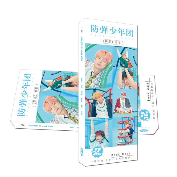 Bookmark bts mẫu hộp xanh Answer