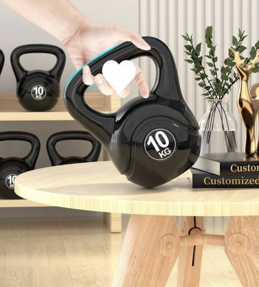 Tạ ấm, tạ chuông tập squat mông đùi Các Loại 6KG Đến 10KG CAO CẤP KETTLEBELL