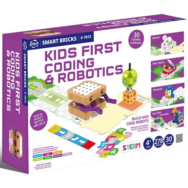 Đồ Chơi Lắp Ráp Bé Chơi Lập Trình Robot Smart Bricks Kids First Coding And Robotic - Gigo Toys #7072 (278 Mảnh Ghép)