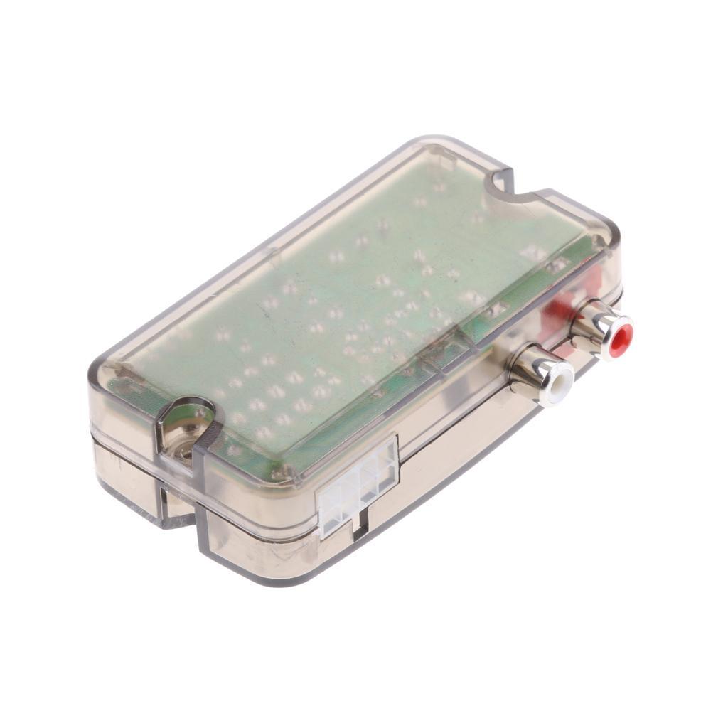 Auto Car Stereo Speaker to RCA Converter High VF to Low VF Line Level Cable