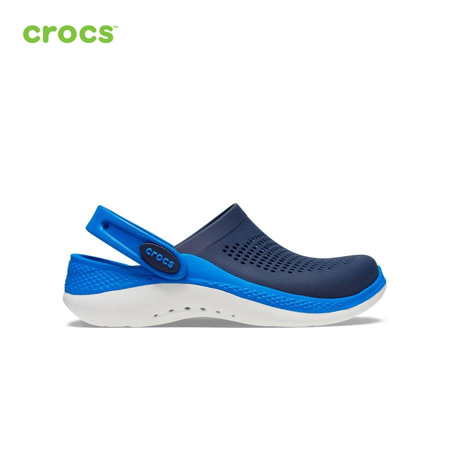 Giày lười trẻ em Crocs LiteRide 360 Clog Kid Navy/Bright Cobalt - 207021-4KB