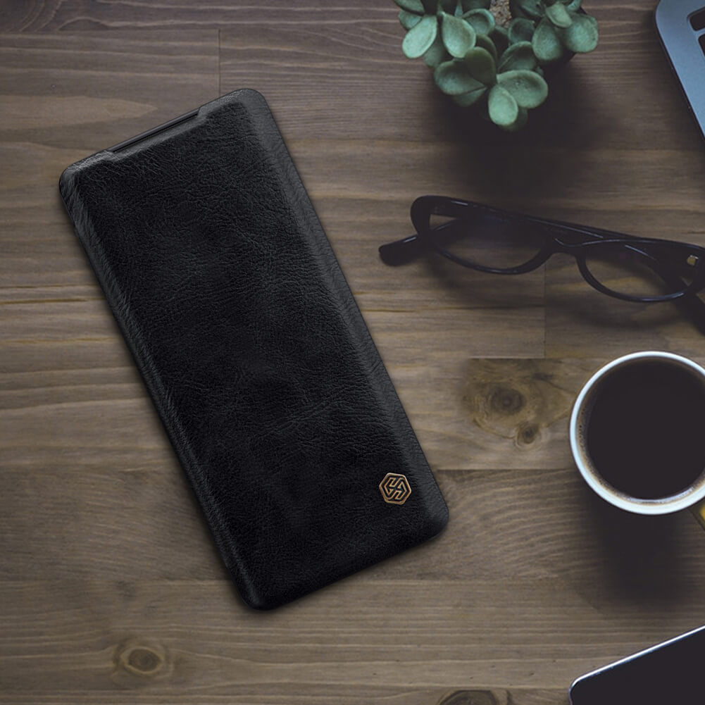 Bao da Leather cho Samsung Galaxy S20 Ultra hiệu Nillkin Qin HPK-01 - Hàng chính hãng