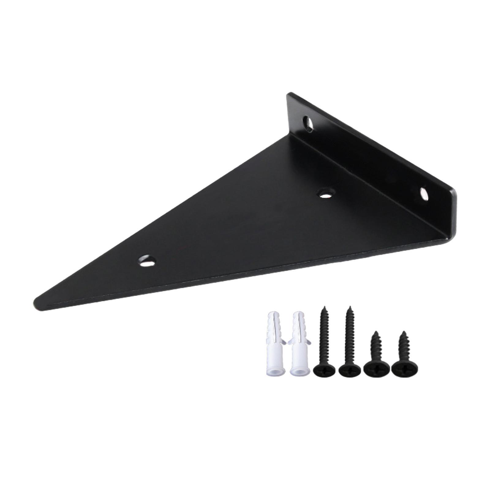 Triangle Shelf Bracket Corner  Easy to Install Metal for Store Garage