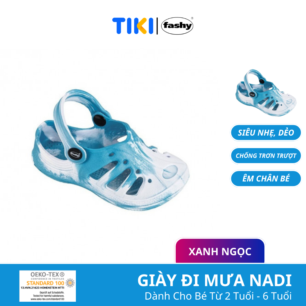 Giày trẻ em Fashy Nadi siêu nhẹ - Xanh ngọc - Size 28