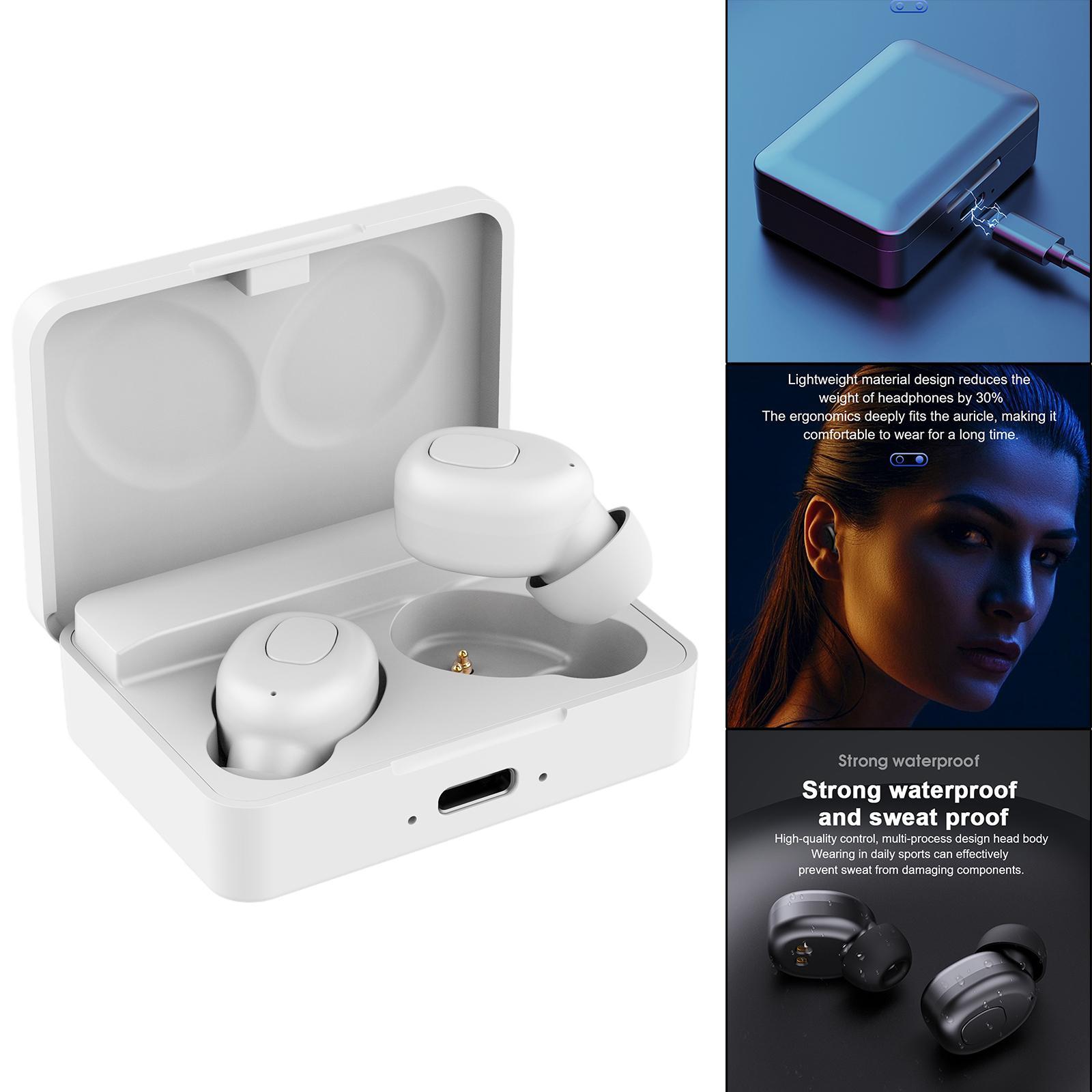 Wireless Bluetooth 5.0 Gaming Earbuds Gaming Earphones Waterproof Black