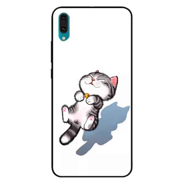Ốp lưng in cho Huawei Y7 Pro 2019  Mẫu Mèo Sọc