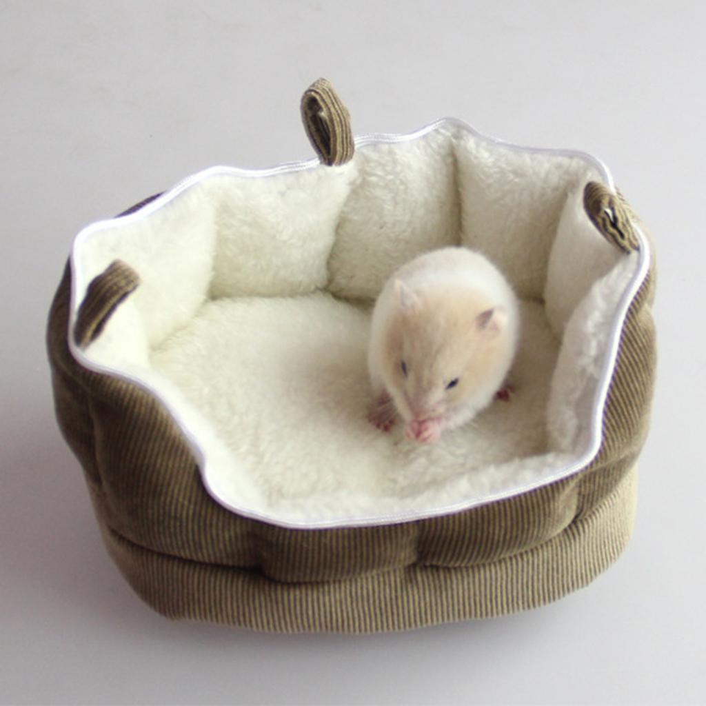 Pet Puppy Rat Chinchilla Hamster Guinea Pig Bed Nest Warm Cave House Coffee