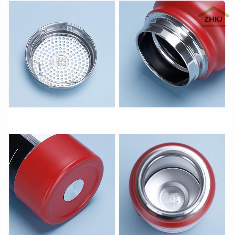 Bình Nước Giữ Nhiệt Bằng Thép Không Gỉ Dung Tích 600ML 800ML 1000ML 4 Màu Tùy Chọn