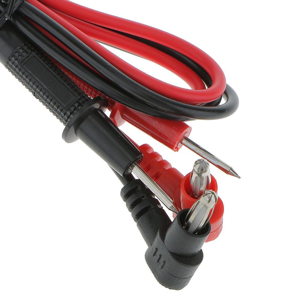 Digital Handheld Voltmeter Ammeter Ohmmeter Multimeter AC DC Tester Clamp Meter LCD Display with Red / Black Test Lead Wires