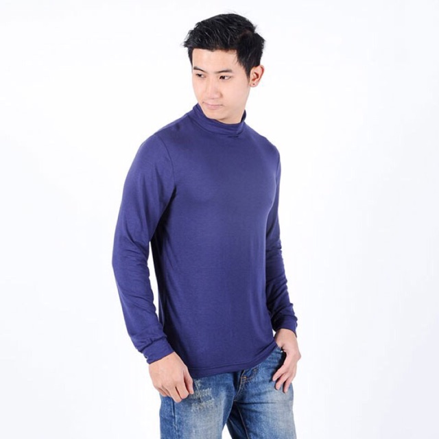 Áo Giữ Nhiệt Lót Nỉ Cổ 3 Phân Hàng Đẹp CHO NAM