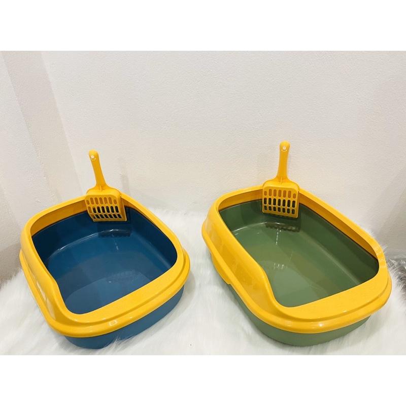 Khay vệ sinh cho mèo cao cấp (TẶNG KÈM XẺNG), hộp cát vệ sinh cho thú cưng
