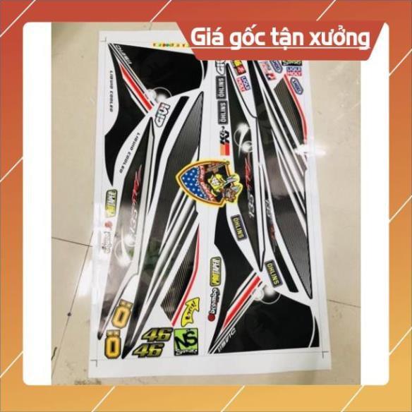 Tem rời ex 2011 LC trắng đen