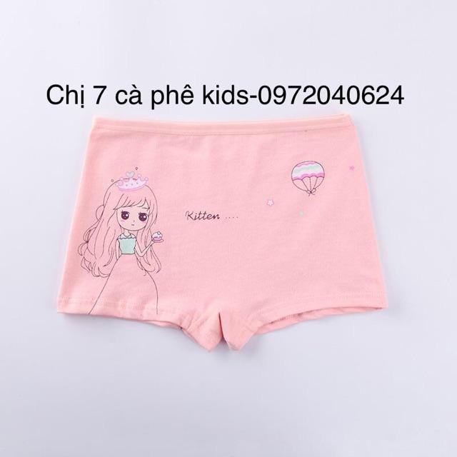 Quần lót bé gái set 5 quần cho bé 7->40kg