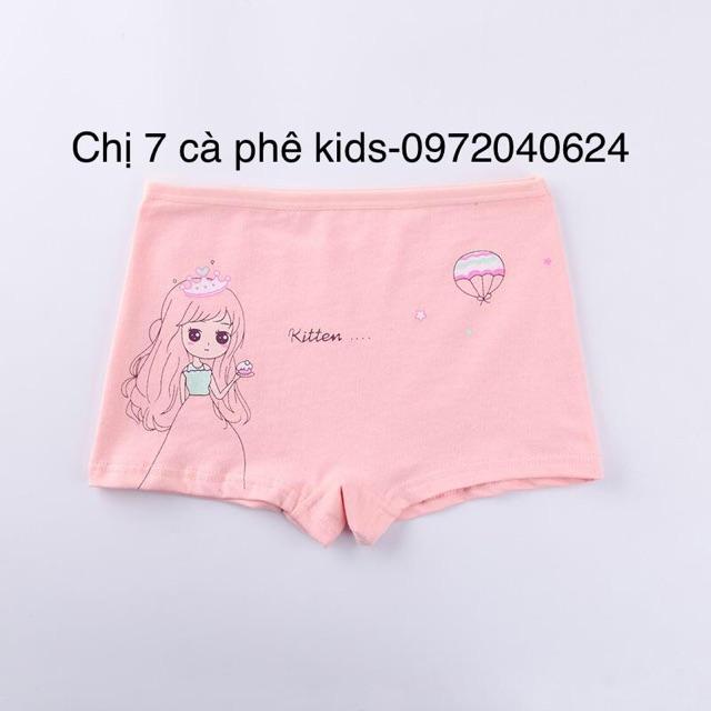 Quần lót bé gái set 10 quần đủ size 7-&gt;40kg