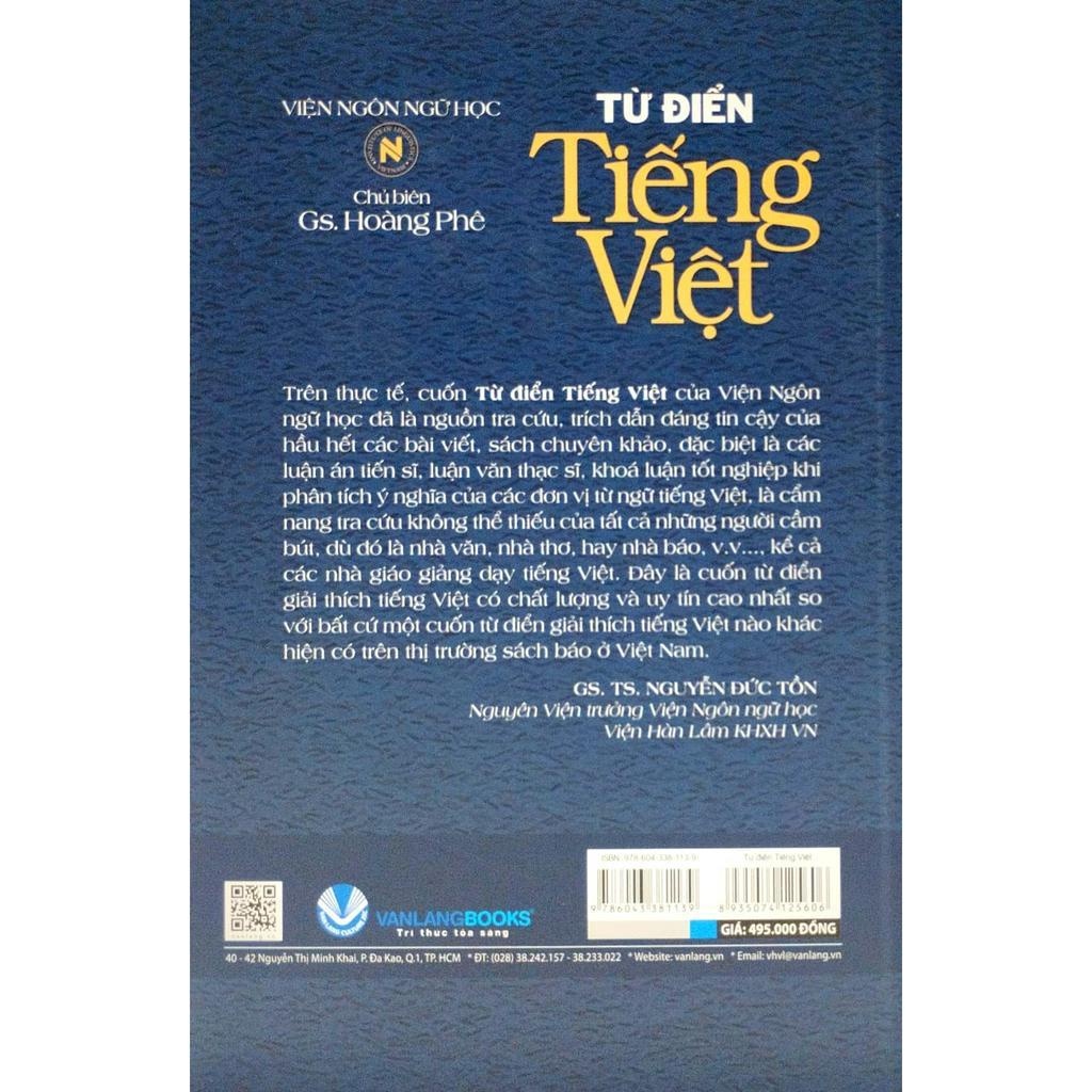 Hình ảnh Từ Điển Tiếng Việt Hoàng Phê (Tái Bản)