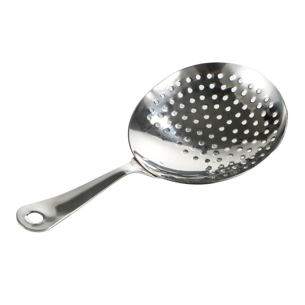 Stainless Steel Julep Strainer Bar Cocktail Shaker Ice Strainer