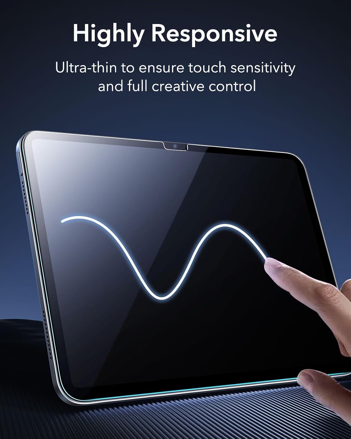Kính cường lực dán màn hình cho iPad Gen 11 / iPad Gen 10 2025/2022 ESR Tempered Glass Screen Protector - Hàng Chính Hãng