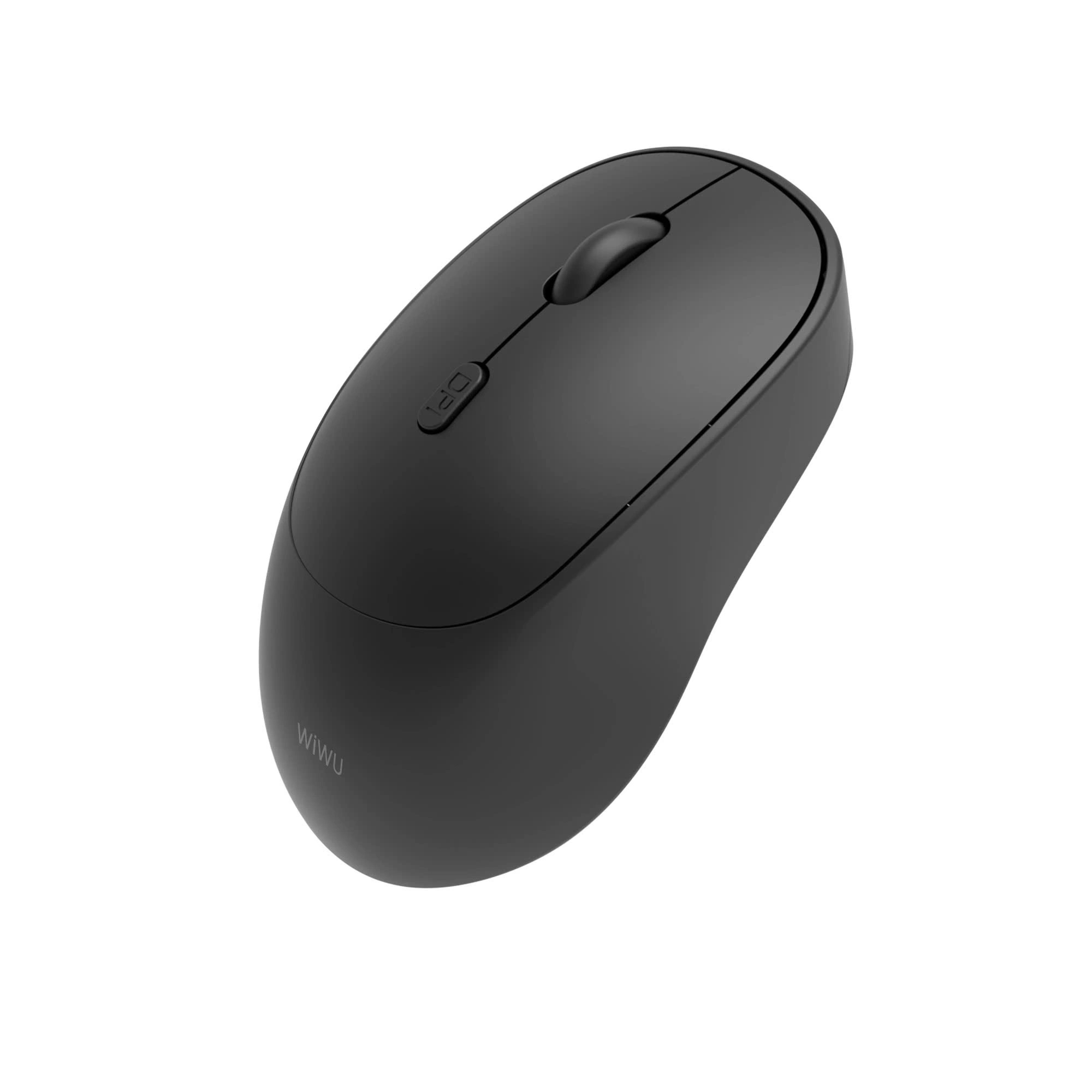 Chuột không dây máy tính Công nghệ PrecisionFlow Wireless 2.4G Mouse WIWU WM112 - Silent Click Êm Ái Tương Thích MacBook Windows Laptop, 2.4G SIÊU ỔN ĐỊNH | DPI 800-1200-1600 | SIÊU NHẸ 58G - Hàng nhập khẩu