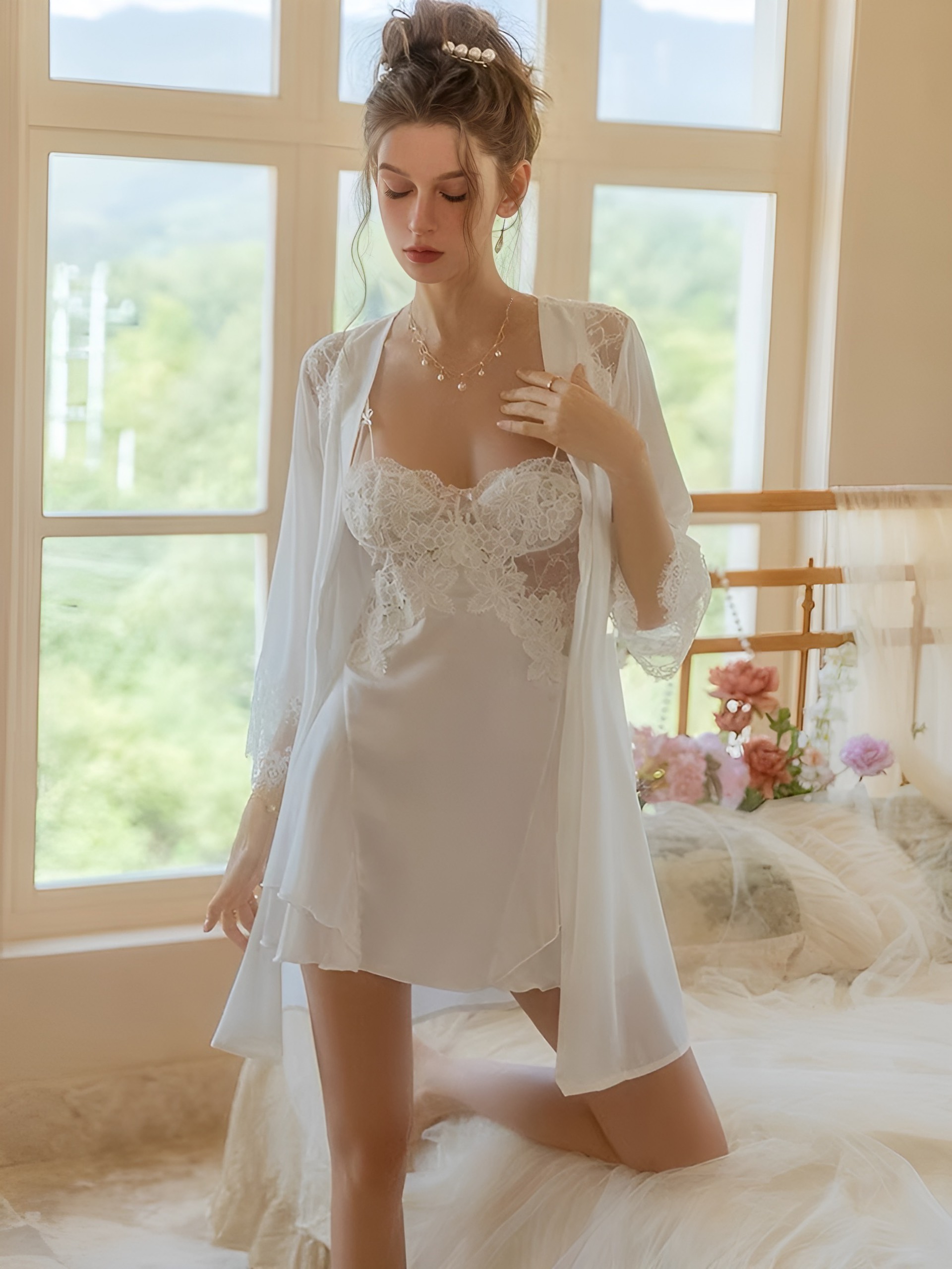 Váy Ngủ Nữ Tính Quý Phái - B.Lingerie