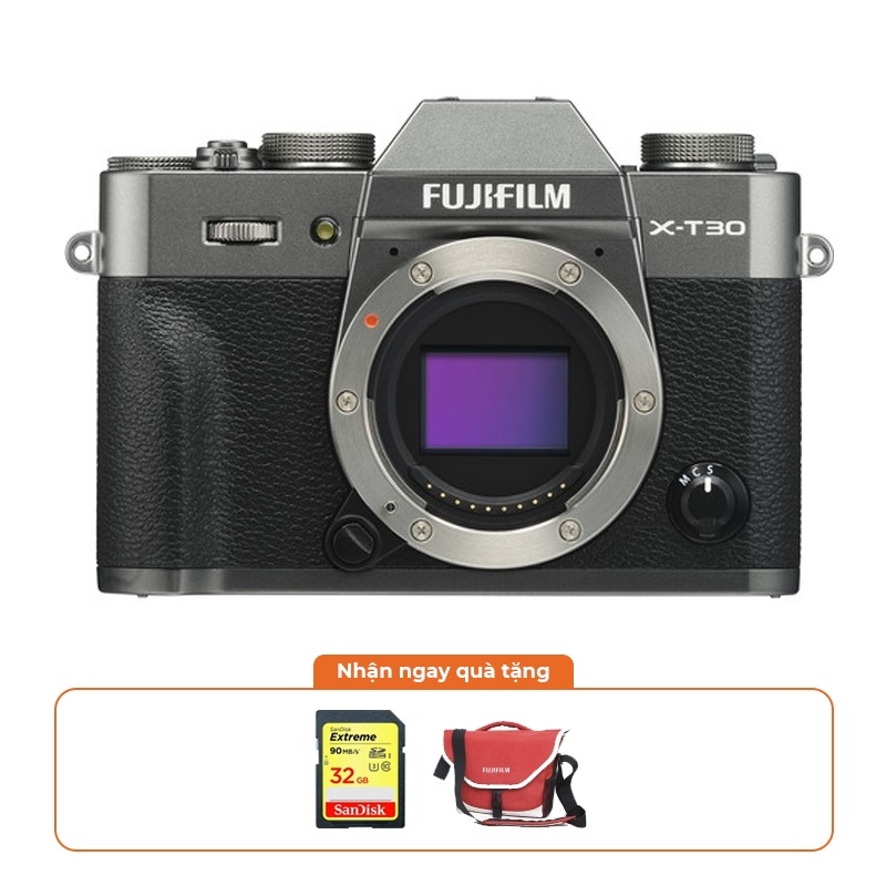 MÁY ẢNH FUJIFILM X-T30 Body (Charcoal) - Chính hãng