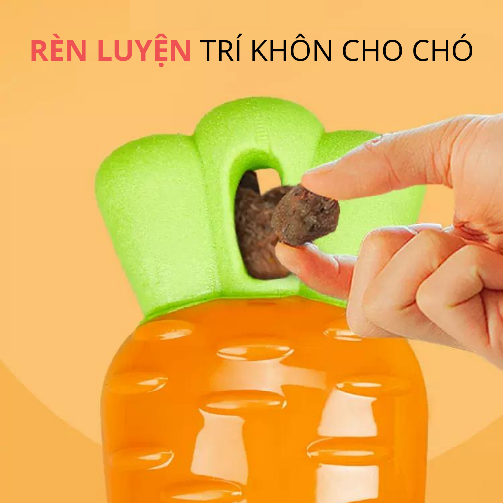 Đồ chơi cho chó FOFOS, Đồ chơi nhai gặm hình trái cây, Có tiếng kêu, Tốt cho răng chó, TPR an toàn, Bảo vệ đồ đạc