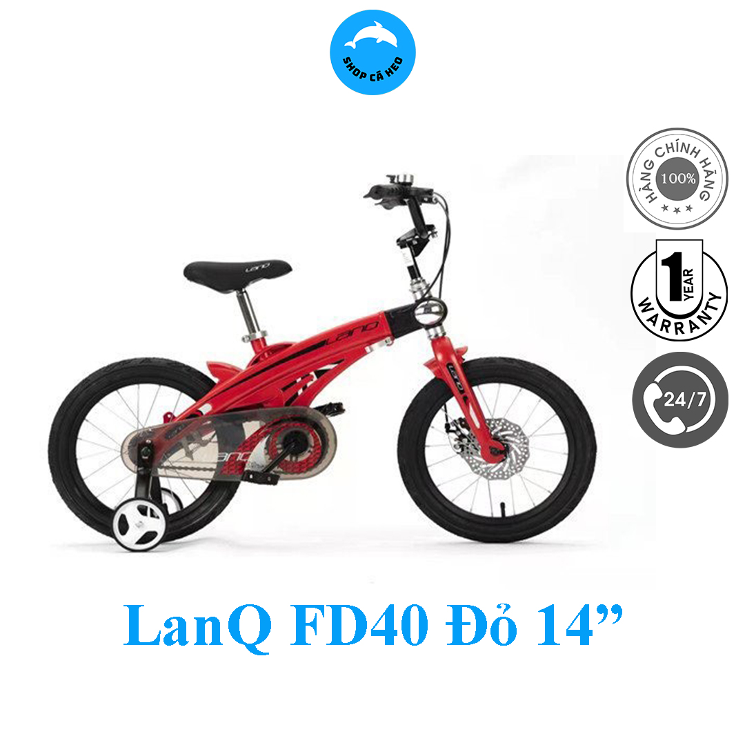 Xe Đạp Trẻ Em LanQ FD40 Vành Nan Hoa, Khung Rút Dành Cho Bé Từ 2 Đến 7 Tuổi