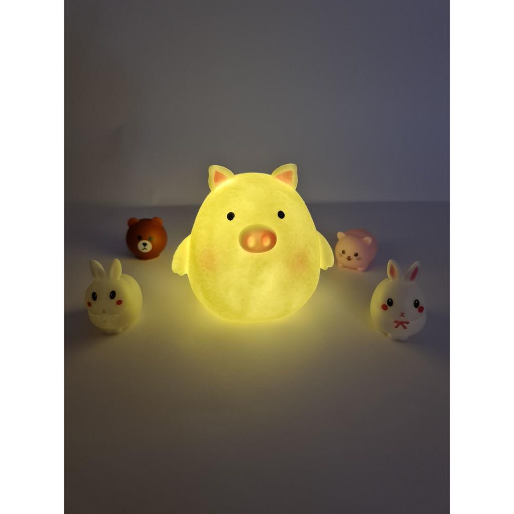 Đèn ngủ led dễ thương_ đèn ngủ hình thú cute_đèn led decor phòng ngủ