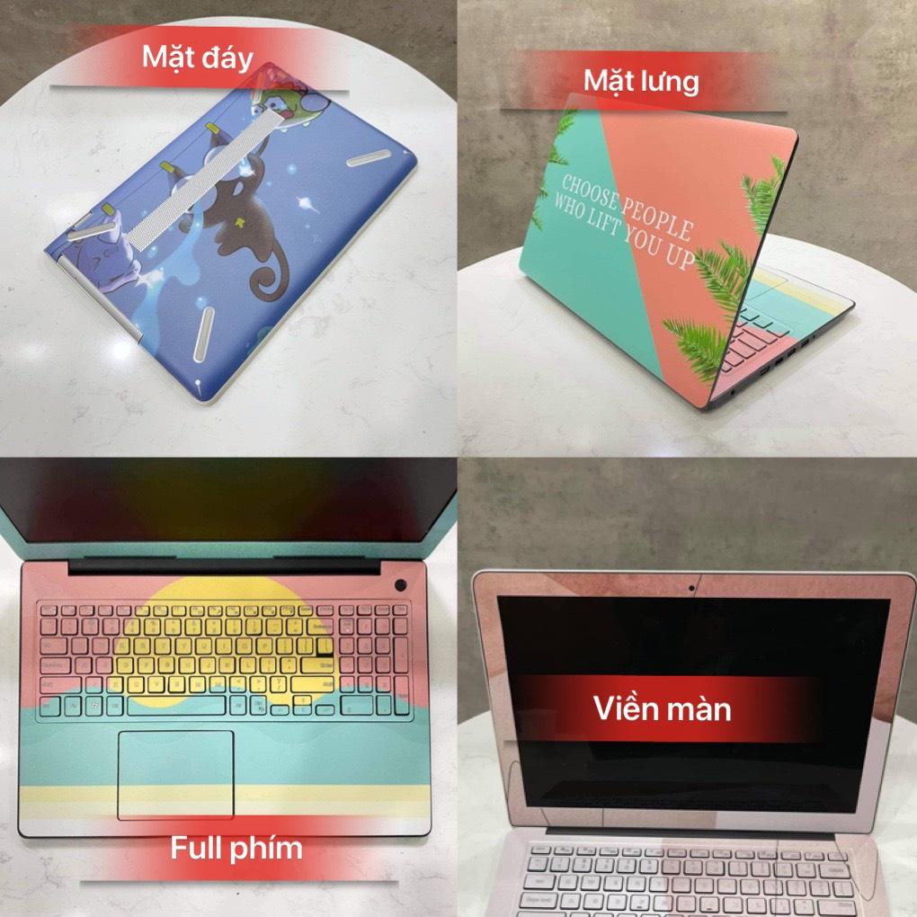 Skin Dán Laptop - Mẫu Dễ Thương (HSA 148; 258; 225; 150) Full Các Dòng Laptop