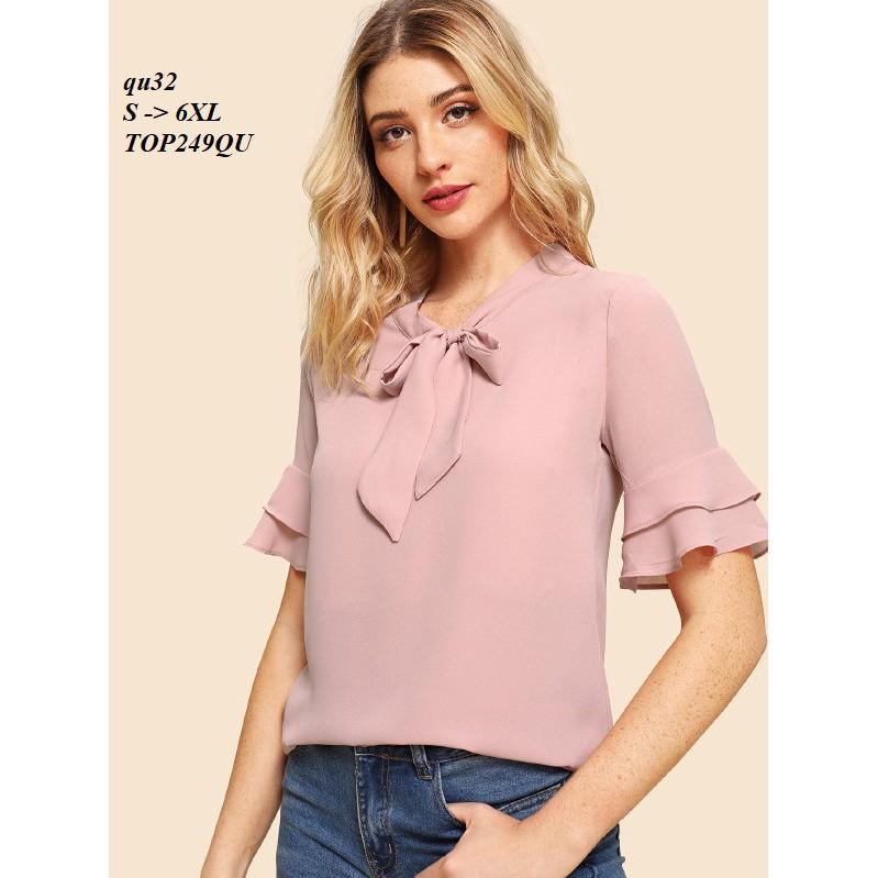 TOP179 ÁO KIỂU NỮ TAY LOE