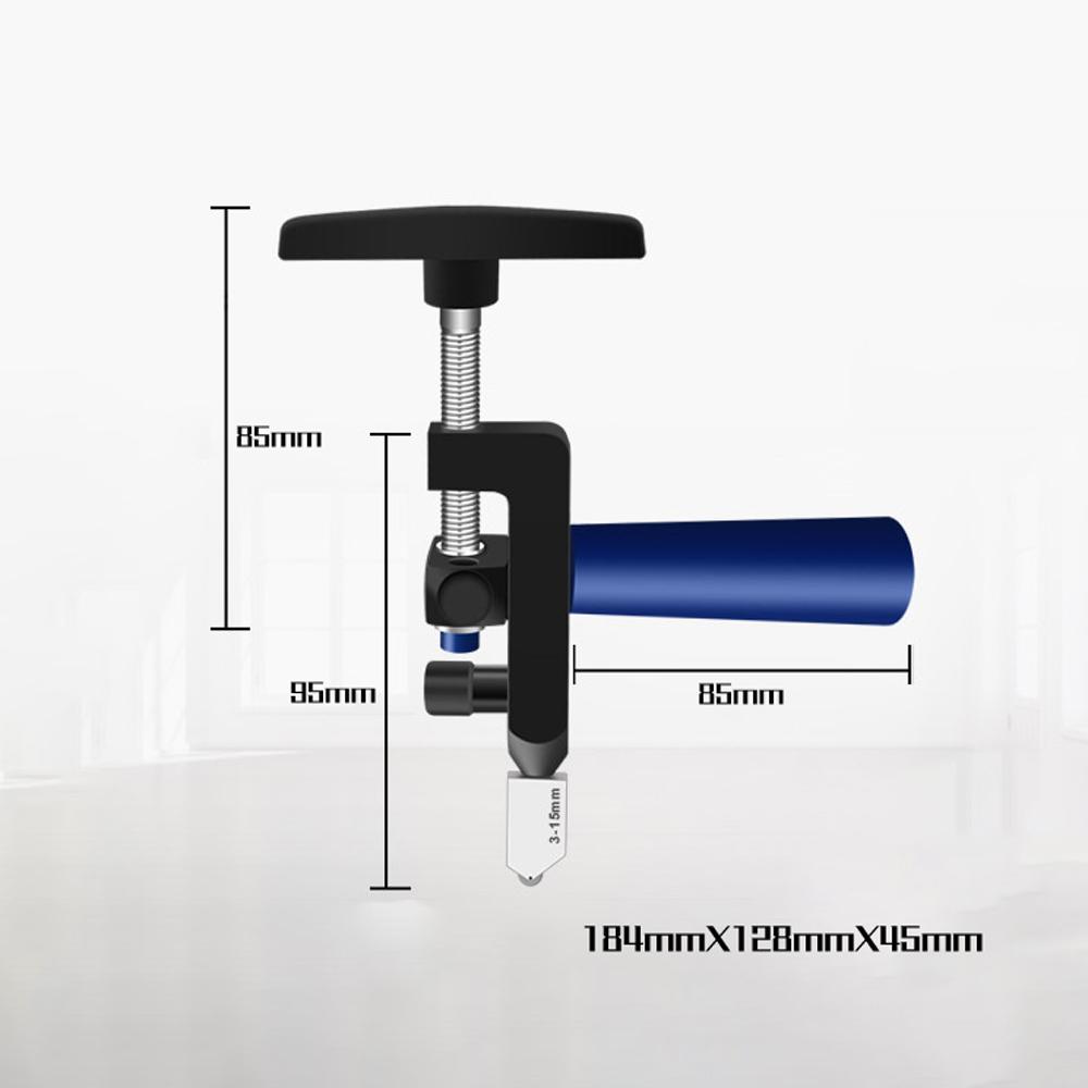 Portable Manual Glass Tile Opener Hand-Held Replacement Cutter Heads Ceramic Tile Glass Cutter Multi-function Glass Cut