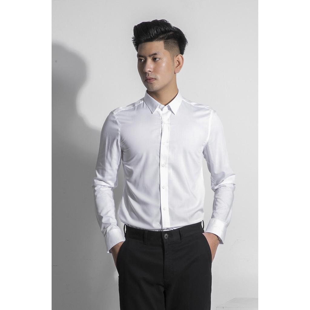 Áo sơ mi nam Aristino ALSR08 Slim fit ôm vừa cơ thể