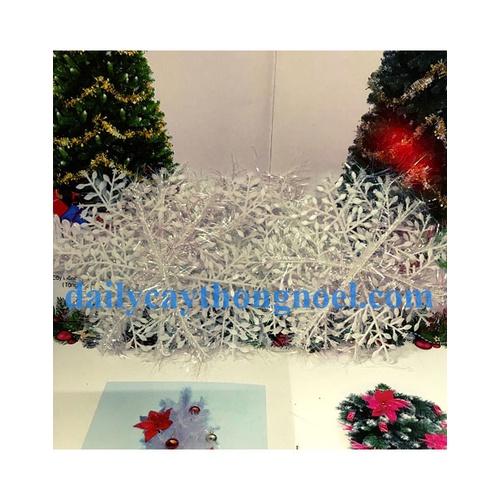 Bông tuyết trang trí cây thông noel - Phụ kiện trang trí noel - Đủ size lựa chọn - Bọc 10 cái