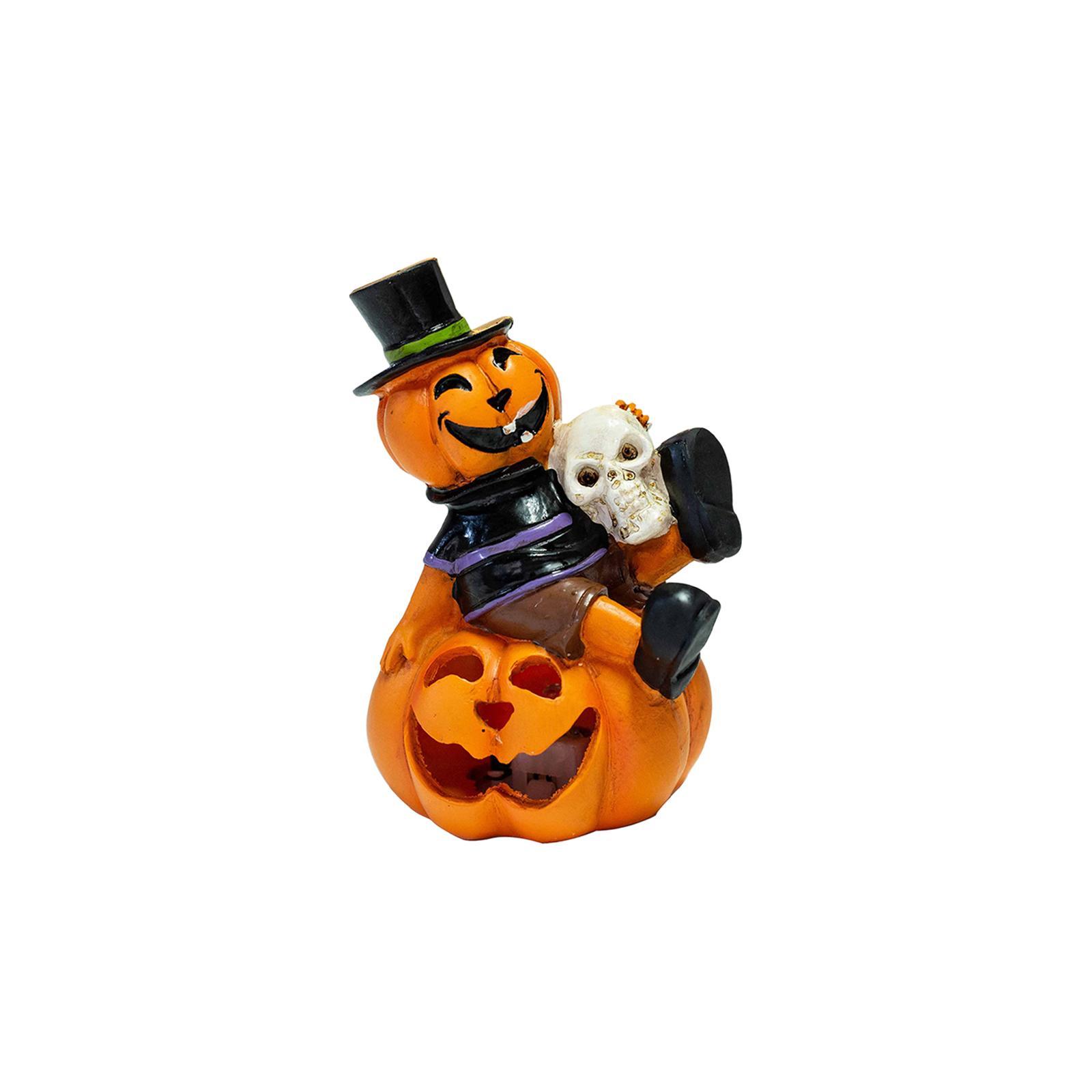 Pumpkin Light Halloween Decoration Holiday Displays Ornament Lighting Light up Pumpkin Lantern Halloween Lantern for Indoor Outdoor Tabletop