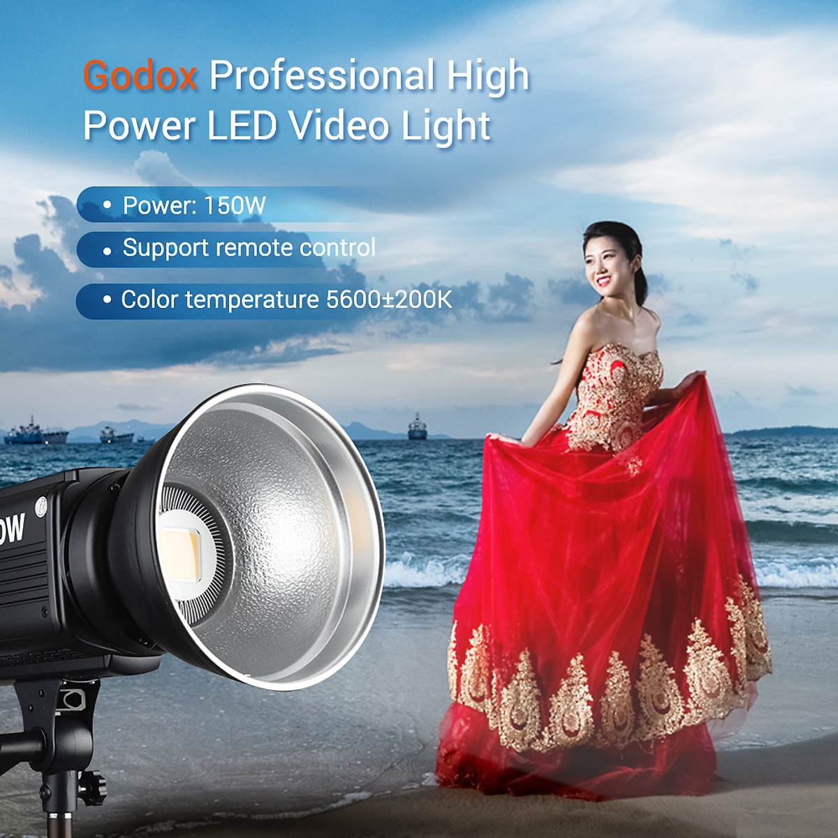 Đèn led studio Godox SL-150W 5600K