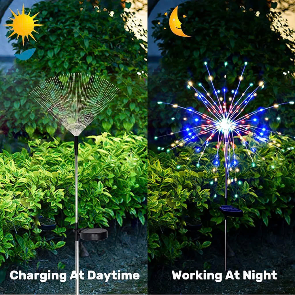 Đèn LED Hoa Năng Lượng Mặt Trời – Trang Trí Sân Vườn, Ban Công, Quán Cafe &amp; Giáng Sinh Lung Linh