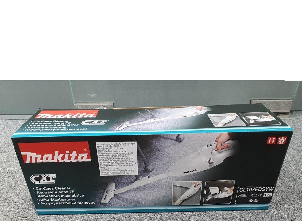 MÁY HÚT BỤI DÙNG PIN(12V MAX) 500 ML MAKITA CL107FDSYW (01 SẠC NHANH 01 PIN 12V/1.5AH)- HÀNG CHÍNH HÃNG