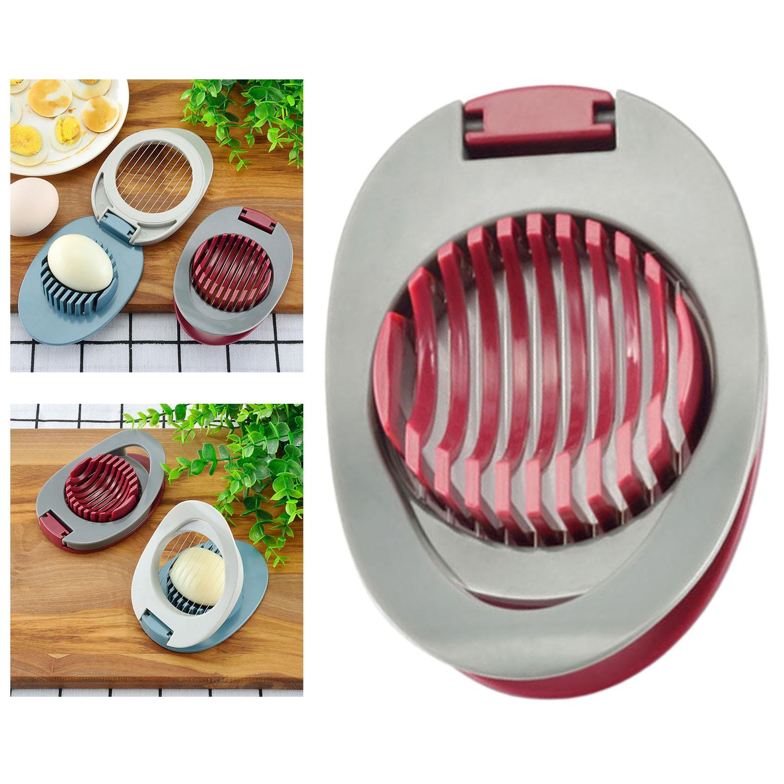 2Pcs Egg Slicer Egg Cutter for Boiled Eggs Mushroom Slicer Cutting Wires