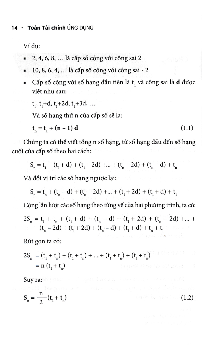 Toán Tài Chính Ứng Dụng - KT