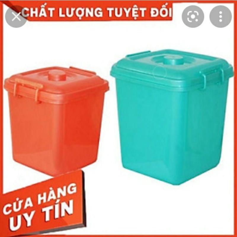 Thùng đựng gạo nhựa Việt Nhật 10kg - 15kg