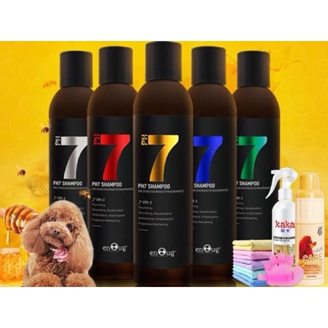 Sữa Tắm Salon Cao Cấp PH7 Dành Cho Chó Mèo Thành Phần Sáp Ong Tự Nhiên PH7 Chai 460ml