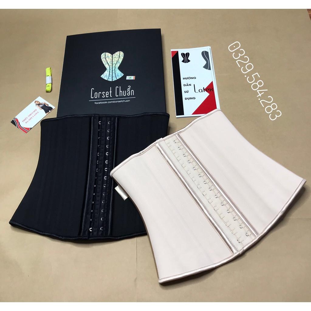 Đai nịt bụng latex giảm béo - Gen nịt bụng chống cuộn cao cấp - Nịt bụng latex Hy Lạp 25 xương